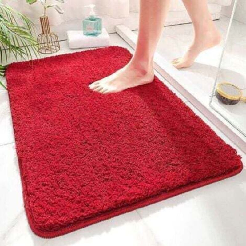 [niemals Verwendet] Stück 50 X 80 Cm Saugfähige, Rutschfeste Und Hoch Feuchtigkeitsabsorbierende Fell-eingangsmatte Aus Superweichem Fell Für Dusche, Schlafzimmer Und Küche
