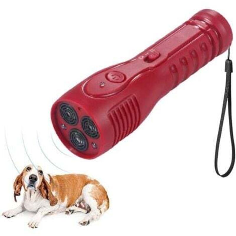 [niemals Verwendet] Tragbares Ultraschall-hundeabwehrgerät Mit Led-antibellstecker, Wiederaufladbar Und Absolut Sicher Und Harmlos Für Hunde.