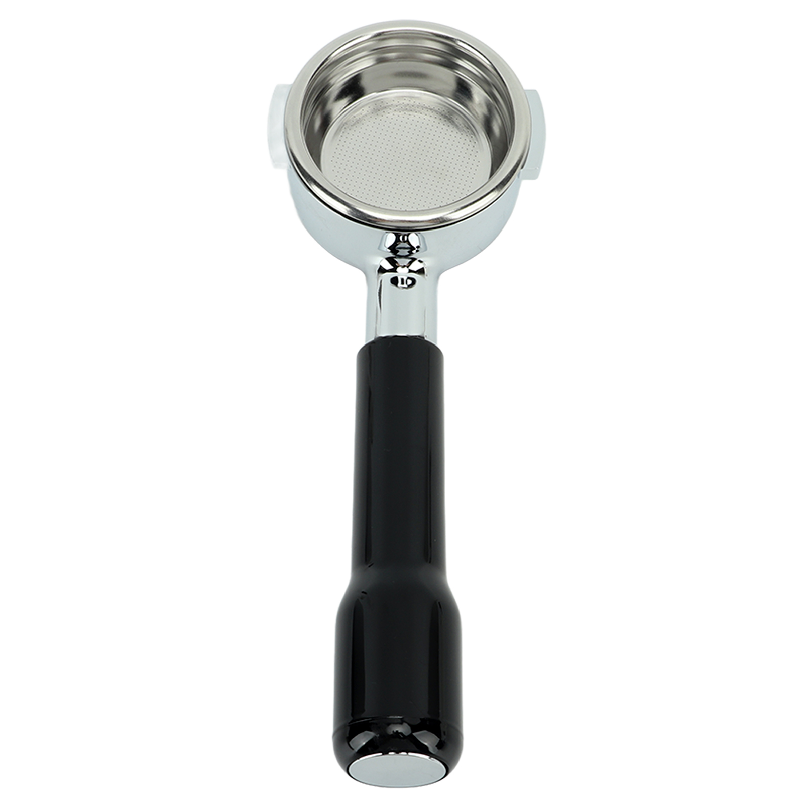 58-mm-e61-kaffeefilter Mit Bodenlosem Einzelfilter Für Espressomaschinen, Zink Und Schwarzer Kunststoff