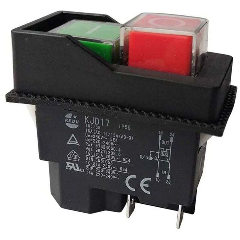 Elektromagnetischer Schalter Kjd17 – 220 V, 4 Anschlüsse, Geeignet Für Industrielle Anwendungen – Einzeln Erhältlich