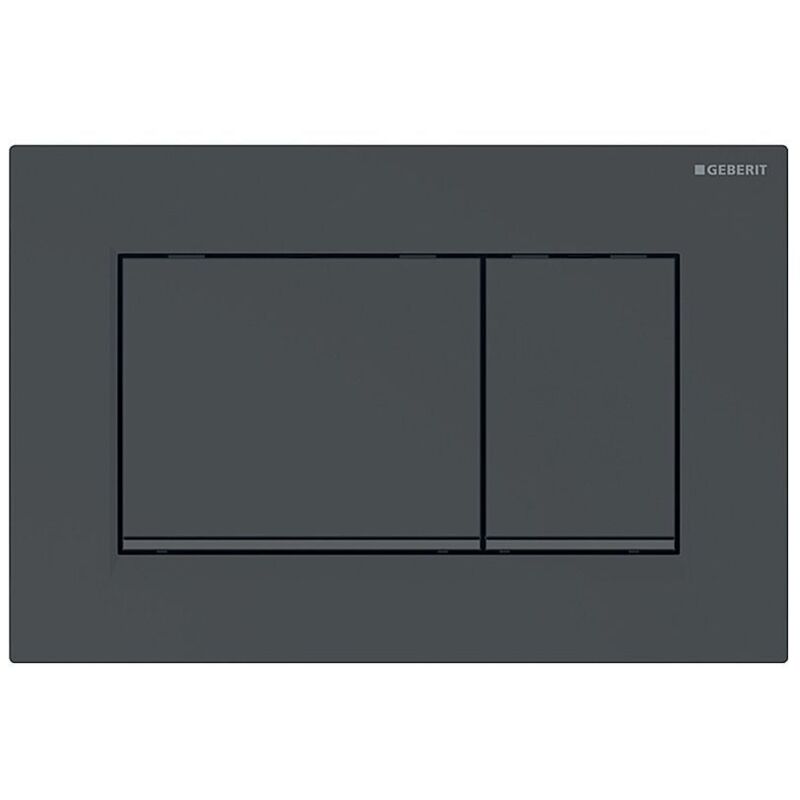 Sigma30 Double-touch-abzugsplatte, Schwarz (115.883.dw.1)
