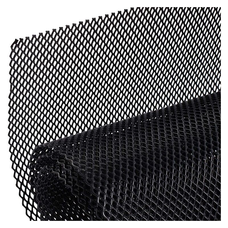 Universeller Aluminiumgrill 100 X 33 Cm – 6 X 3 Mm Korrosionsbeständiges Gitter – Stoßstangen- Und Motorschutz – Einfache Montage