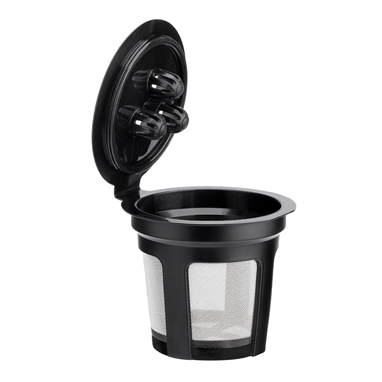 Wiederverwendbare Kaffeefilter-leerkapsel Mit 3 Löchern, Kompatibel Mit Dual-brühmaschinen – Edelstahl
