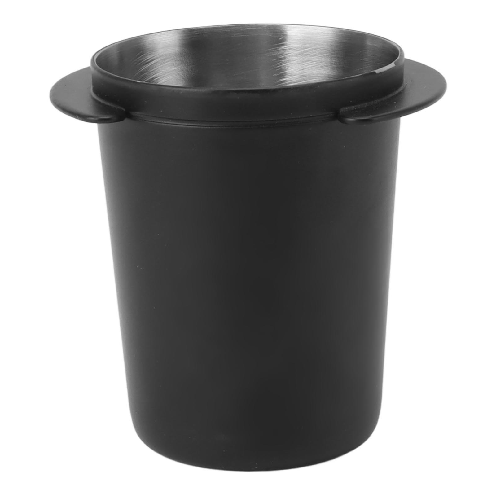 Universeller Kaffeemessbecher Aus Schwarzem Edelstahl – Kompatibel Mit 51-mm-maschinen