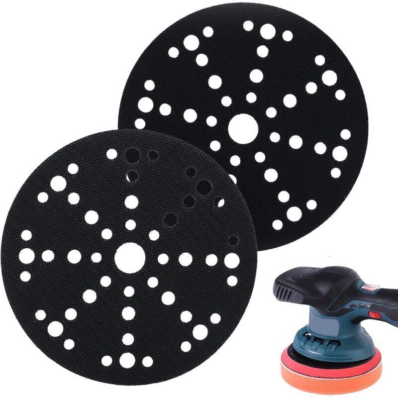 Set Mit 2 Schutzpads, 150 Mm, Für Schleifmaschinen – Klettverschluss, Kompatibel Mit Festool, Mirka, Bosch, Dewalt