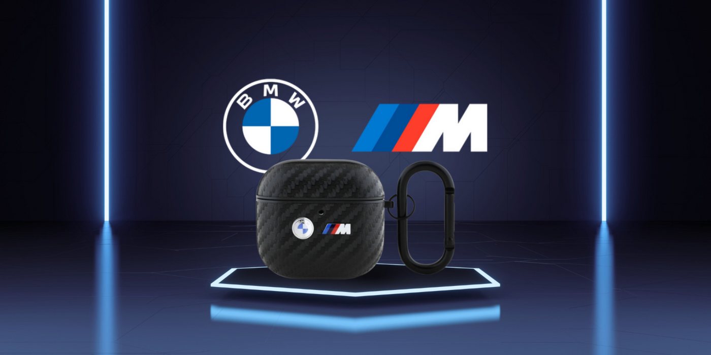 Bmw Bma4wmpuca2 Airpods 4 Hülle Schwarz/schwarz Carbon Doppelmetall Logo Bild 5