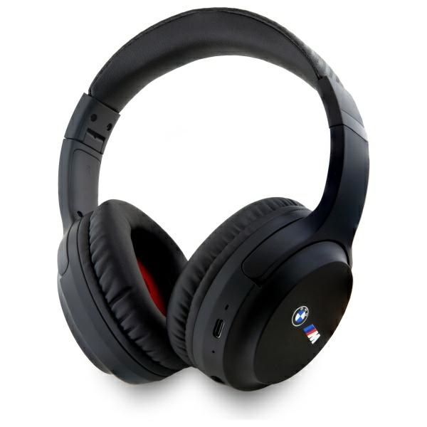 Bmw Bluetooth-kopfhörer Mit Enc-technologie, Over-ear, Modell Bmbhmiav27mbctk, Schwarz/schwarz, Mit Aufgedruckten Logos