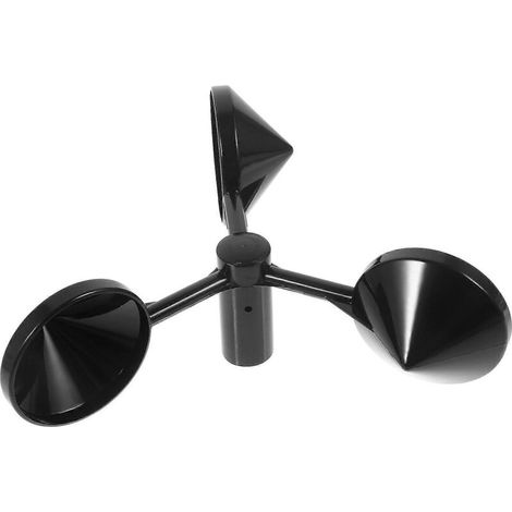 Anemometer. Windgeschwindigkeitssensor. Dreischalenanemometer. Netzteil.