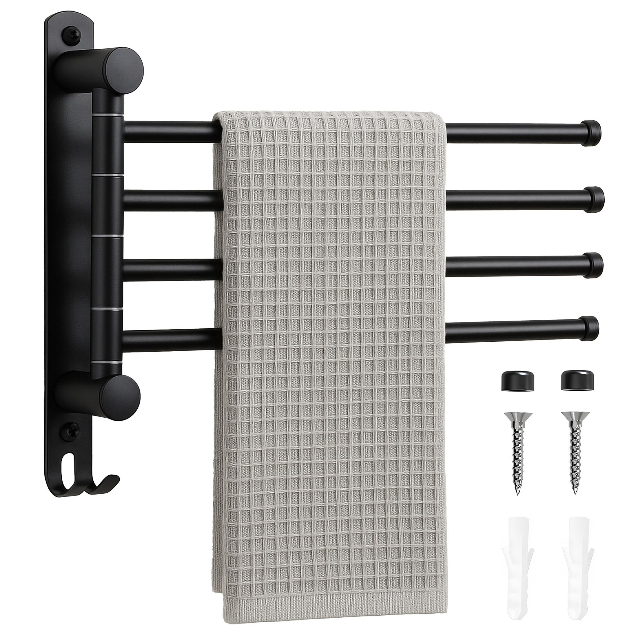 Cetri Handtuchhalter Schwarz