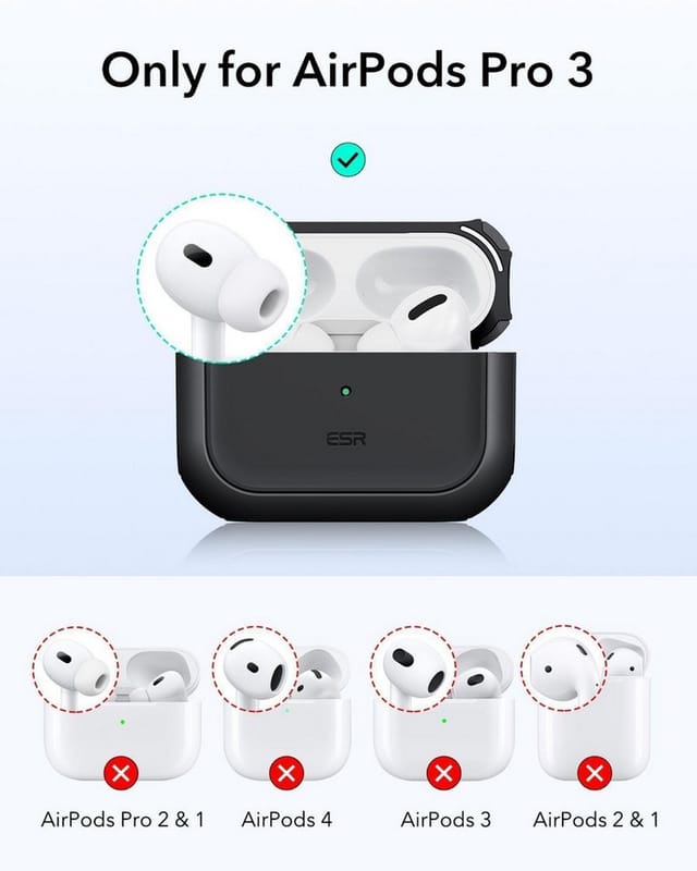 Esr Orbit Halolock Magsafe Apple Airpods Pro 3 Schwarz