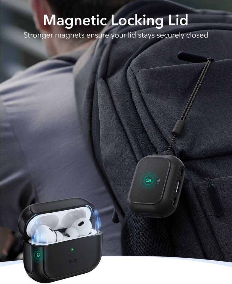 Esr Orbit Halolock Magsafe Apple Airpods Pro 3 Schwarz Bild 5