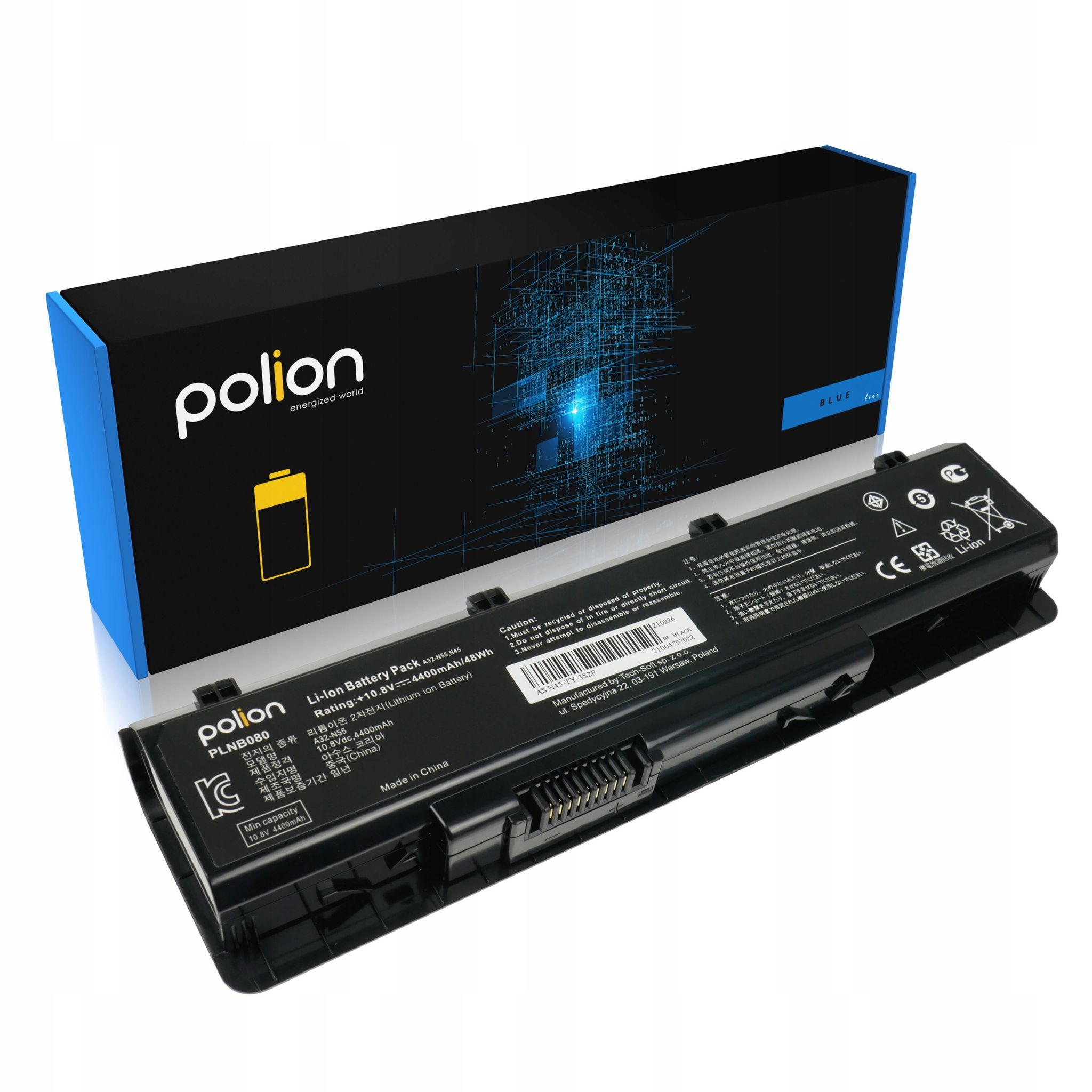 Asus A32-n55 N45 N55 N75 X7ds 4400mah Laptop-akku