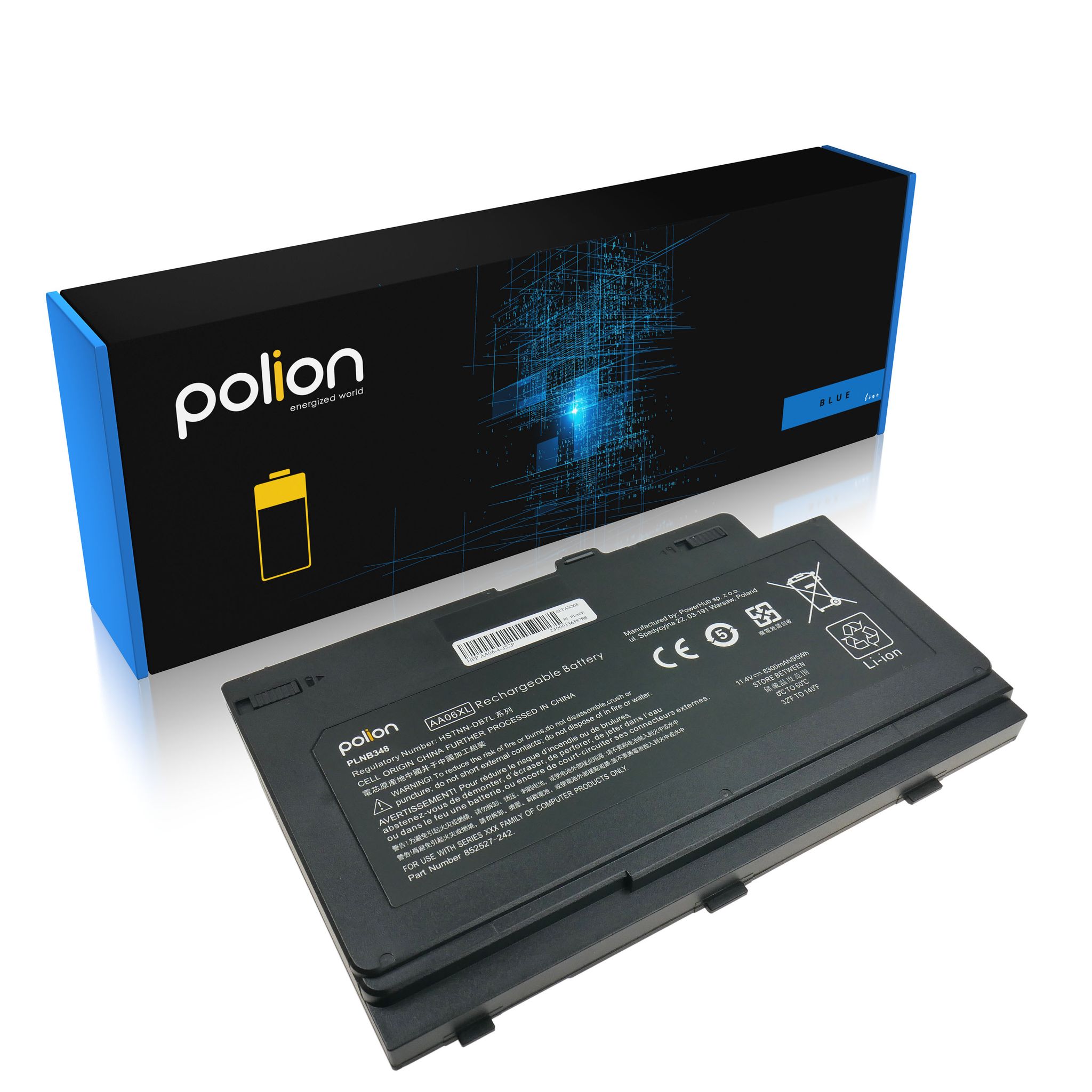 Hp Aa06 Aa06xl Zbook 17 G3 G4 Laptop-akku 8300 Mah