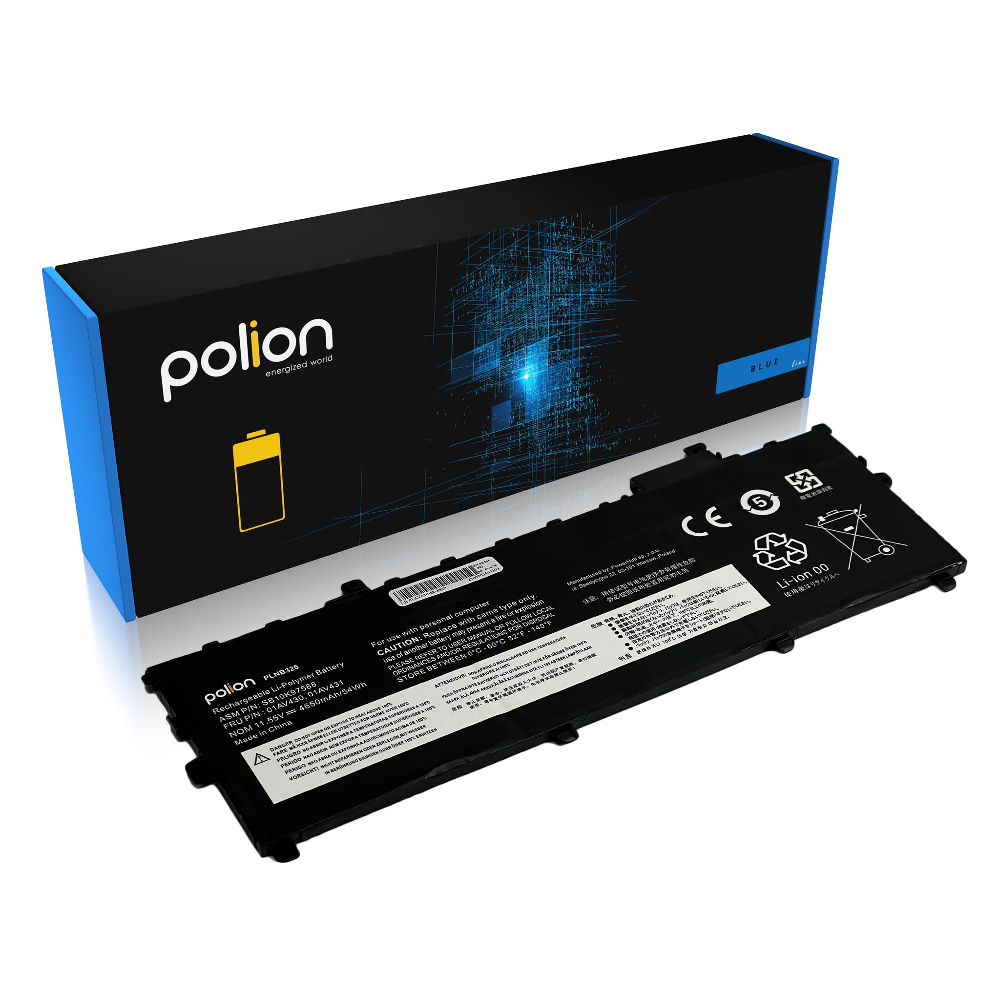 Laptop-akku Lenovo 01av430 Sb10k97588 X1 Carbon 4650mah