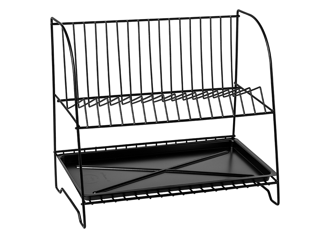 Retro Geschirrtrockner 40 Schwarz -metall