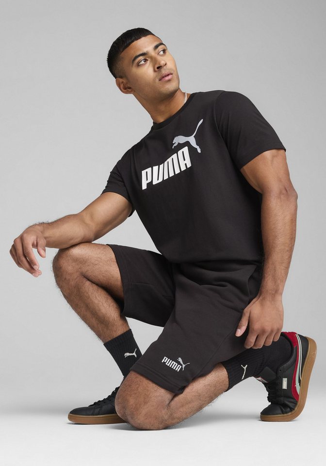 Puma Ess 2 Color No.1 Logo Tr Herrenshorts Schwarz 68471501 R M