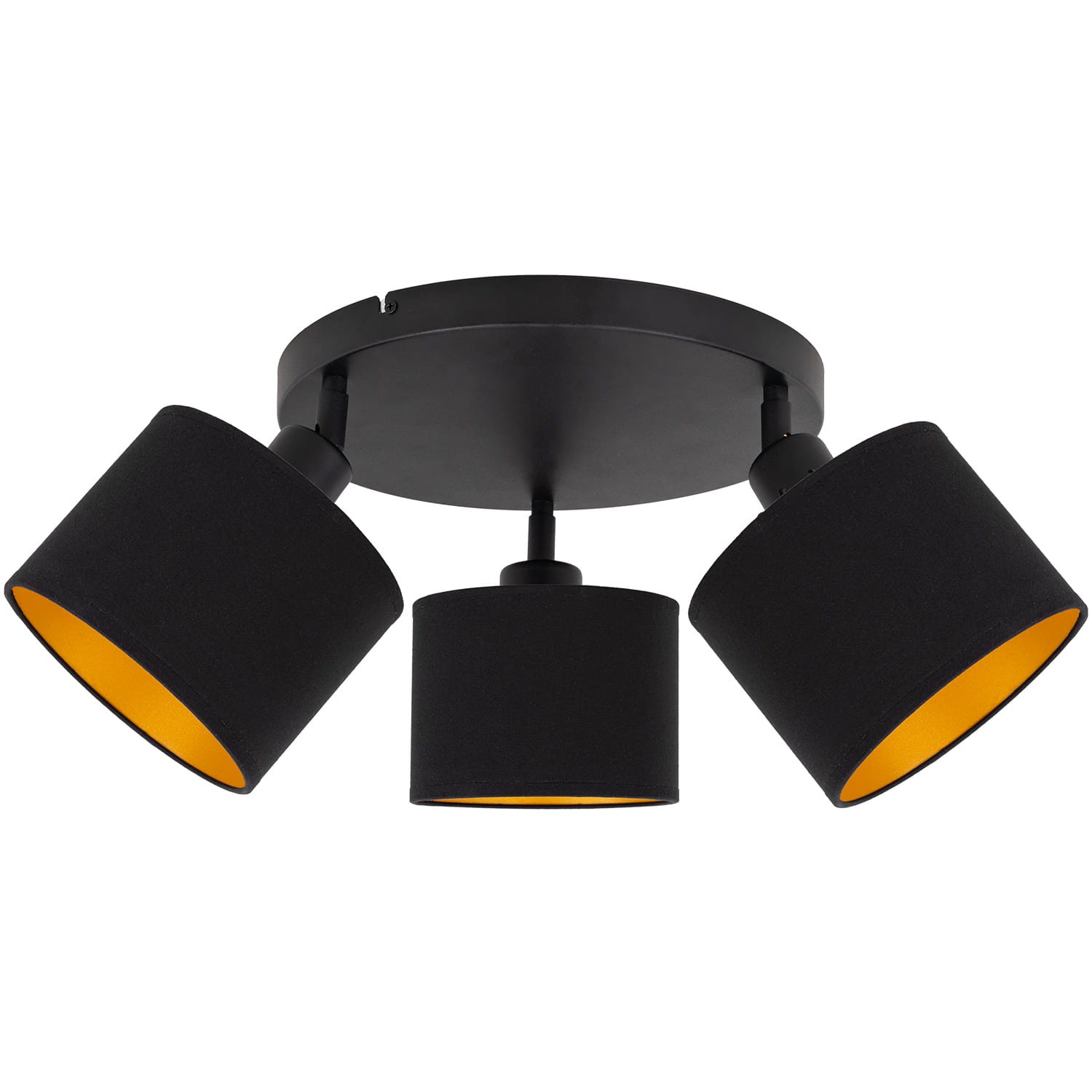 Tornado Amp3k Lampe Schwarz-gold