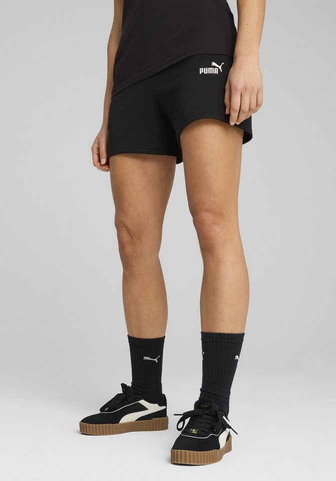 Puma Ess Kleine No. 1 Logo 5" Hw Schwarze Damenshorts 68244001 R L Bild 5