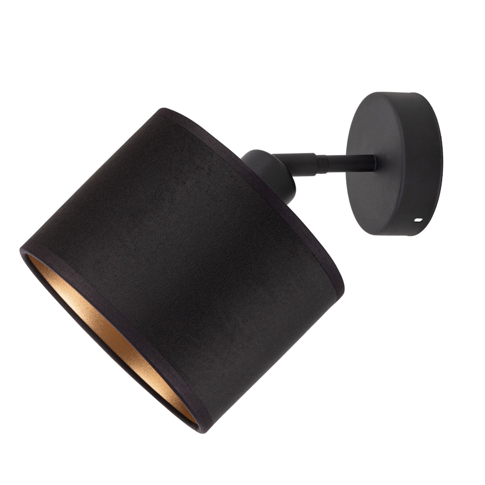 Tornado Amp1 Lampe, Schwarzer Und Goldener Samt