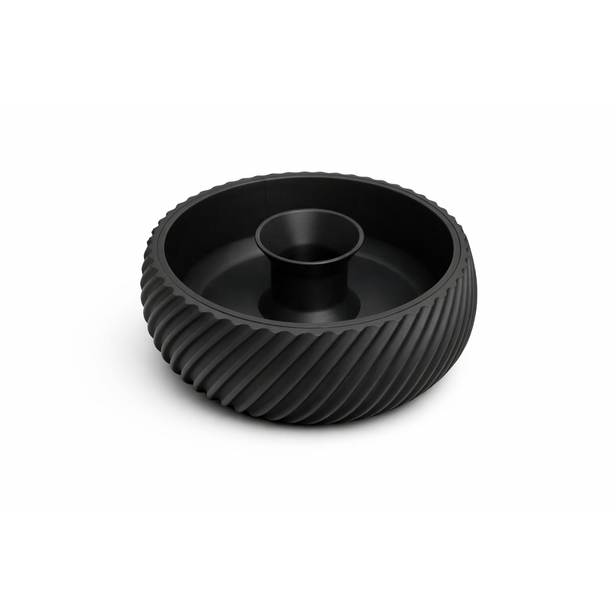Snackschale Mit Integriertem Behälter Für Nüsse, Schwarz, 2-in-1, Für Nüsse