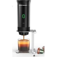 1 Tragbare 3-in-1-kaffeemaschine, 20 Bar Druck, Kompatibel Mit Kapseln Und Gemahlenem Kaffee, Ideal Für Reisen, Camping Und Das Büro