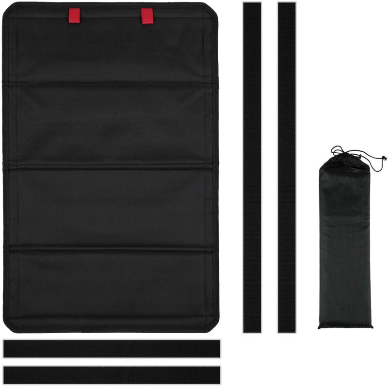 Universeller Magnetischer Sonnenschutz Für Wohnmobile/wohnwagen – 2 Größen (40,6 X 40,6 Cm & 63,5 X 40,6 Cm) – 100 % Uv-schutz – Schwarz – Faltbar & Einfach Zu Montieren