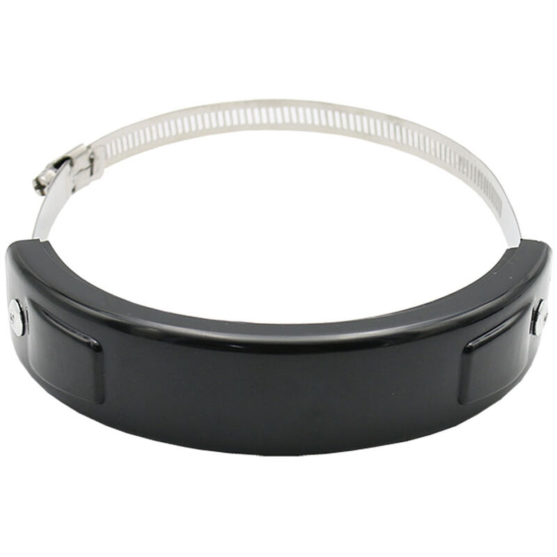Nazalus-hot Sale-motorrad-auspuffschutz, 100 Mm–160 Mm, Ovale Dosenabdeckung, Runde Auspuff-schutzabdeckung – Schwarz