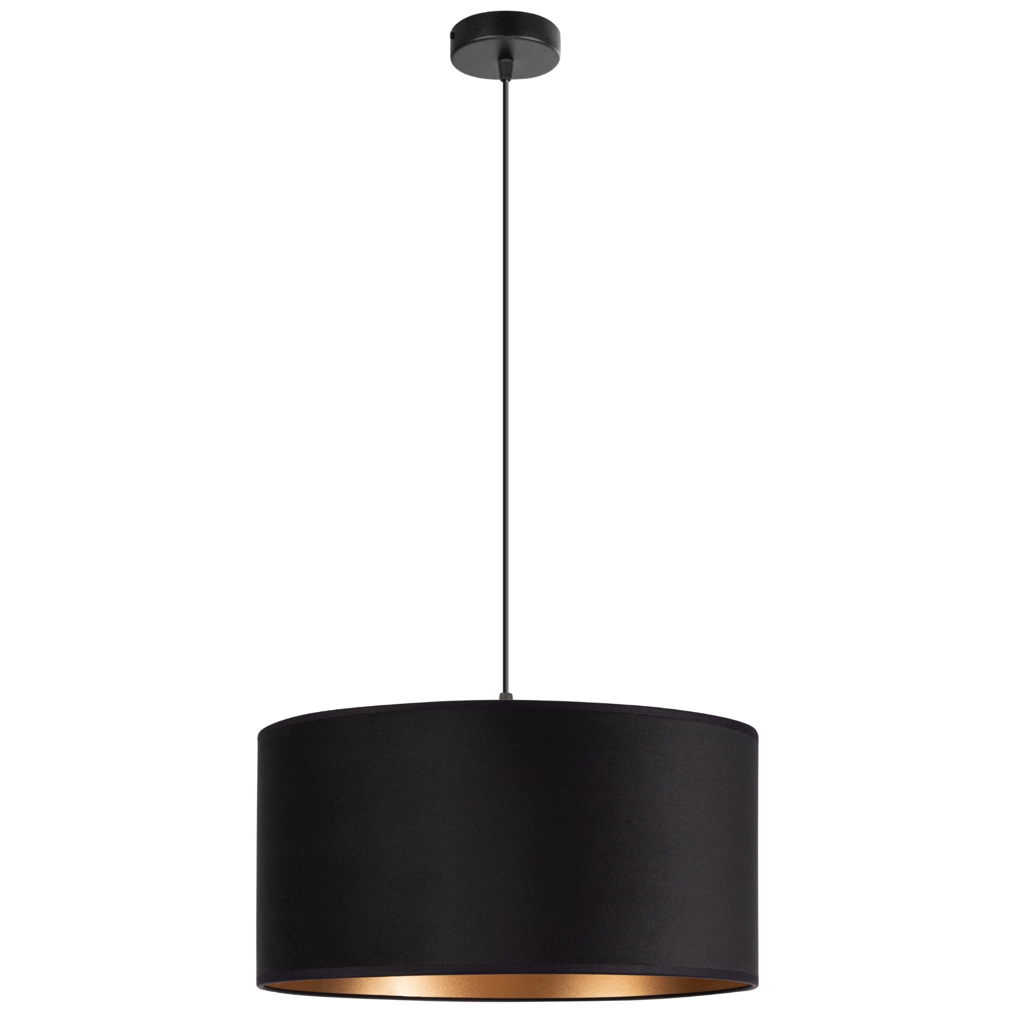 Tornado Ad1 Lampe, Schwarzer Und Goldener Samt