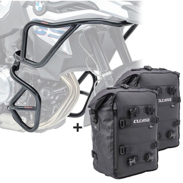 Set Unterfahrschutz Oben Unten + Taschen Für Bmw F 850 Gs / F 750 Gs 18-23 Cb8