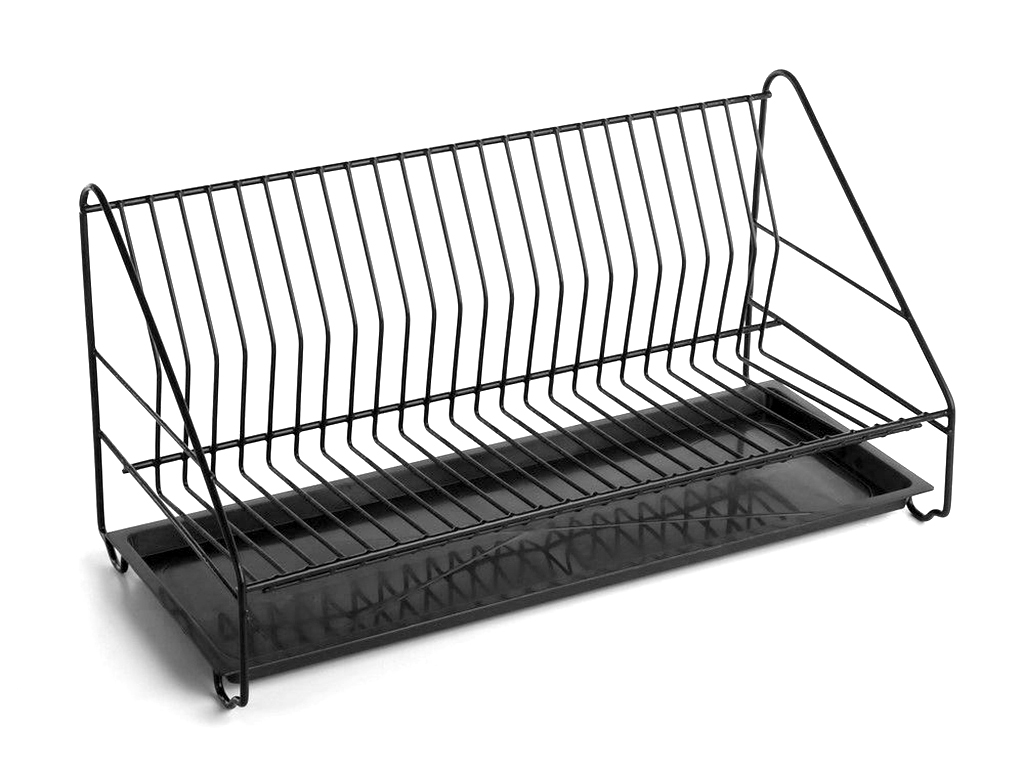 Einzelgeschirrtrockner 50 Mit Ständer, Schwarz-metallic