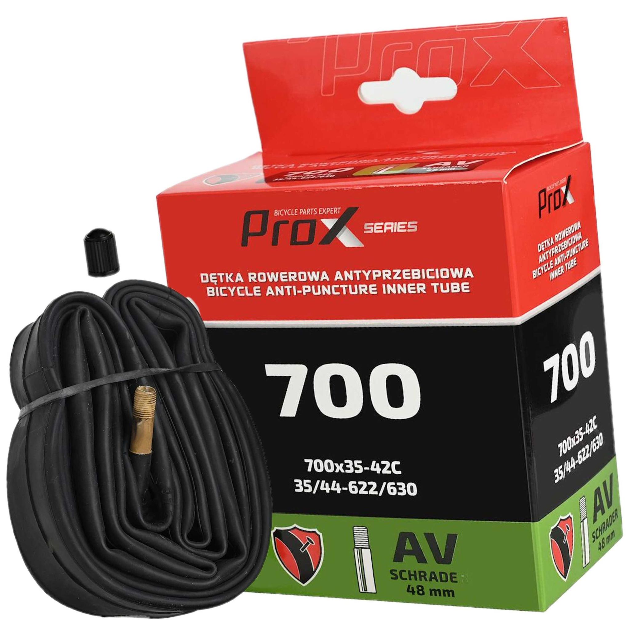 Fahrradschlauch 28 700x 35/38/40/42 Av 48mm Prox Pannenschutz Selbstdichtung