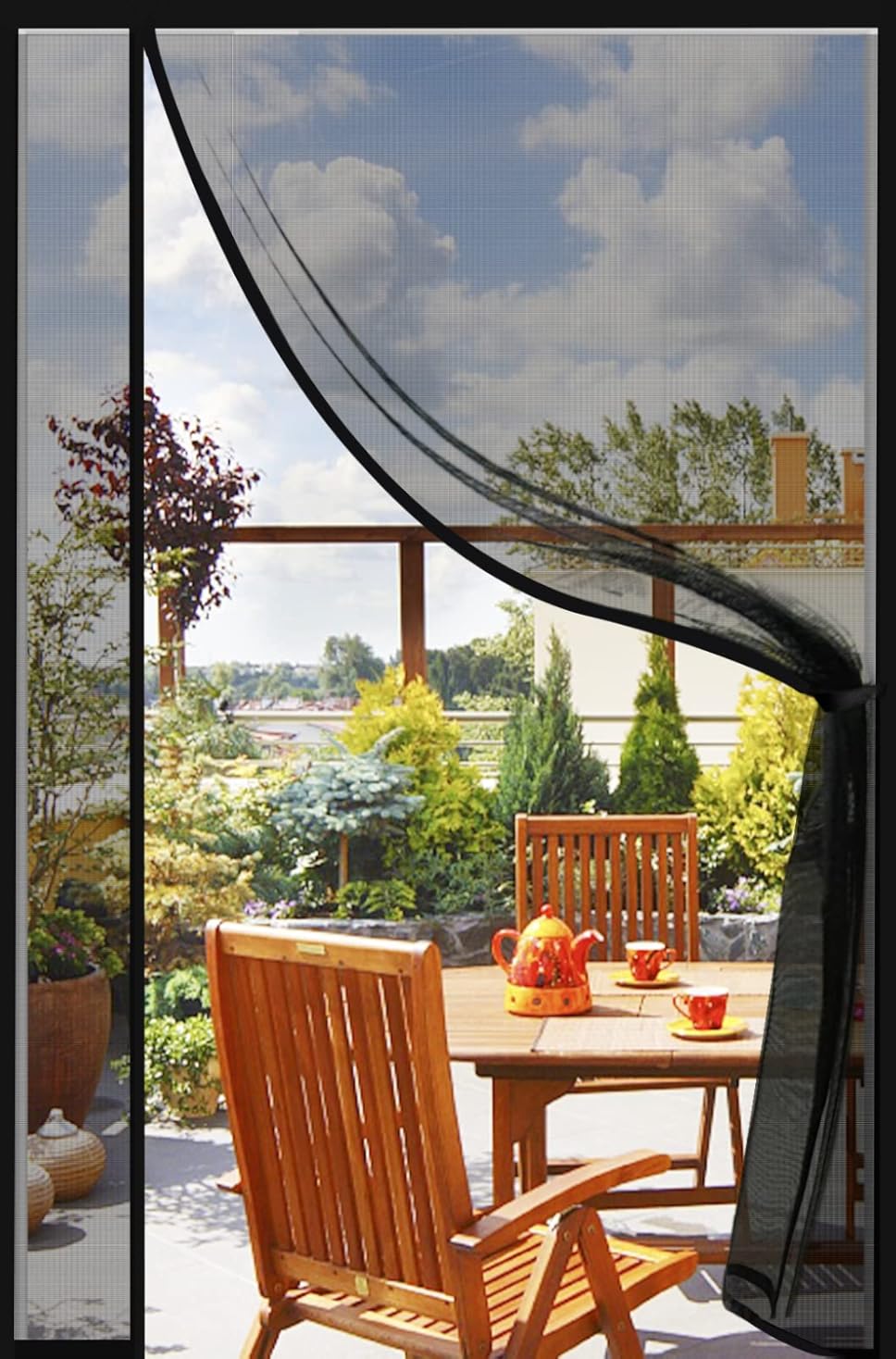 Magnetisches Moskitonetz Für Türen Und Fenster, 100 × 210 Cm, Katzenpfoten-design, Sicherheitsgitter, Fliegen- Und Mückenschutzvorhänge, Magnetisches Moskitonetz Für Schiebefenster, Kein Bohren Erford