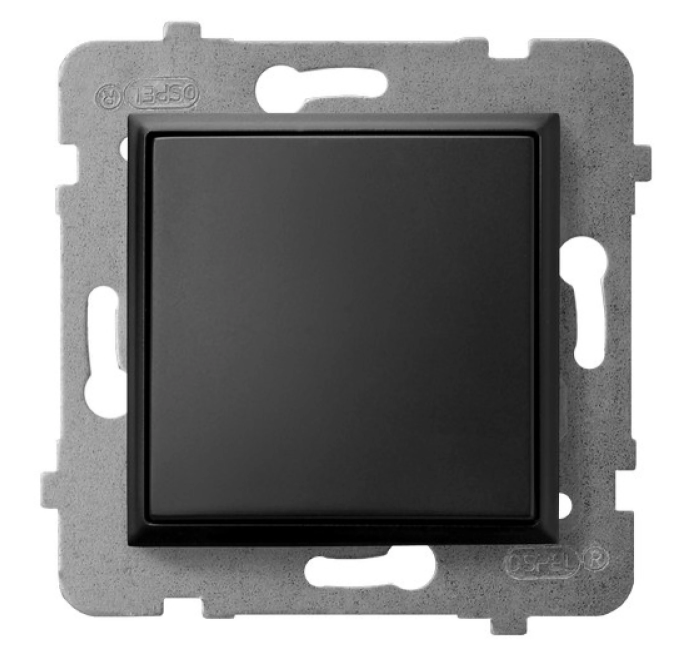 Aria Einpoliger Schalter, Schwarzmetallic Łp-1u/m/33