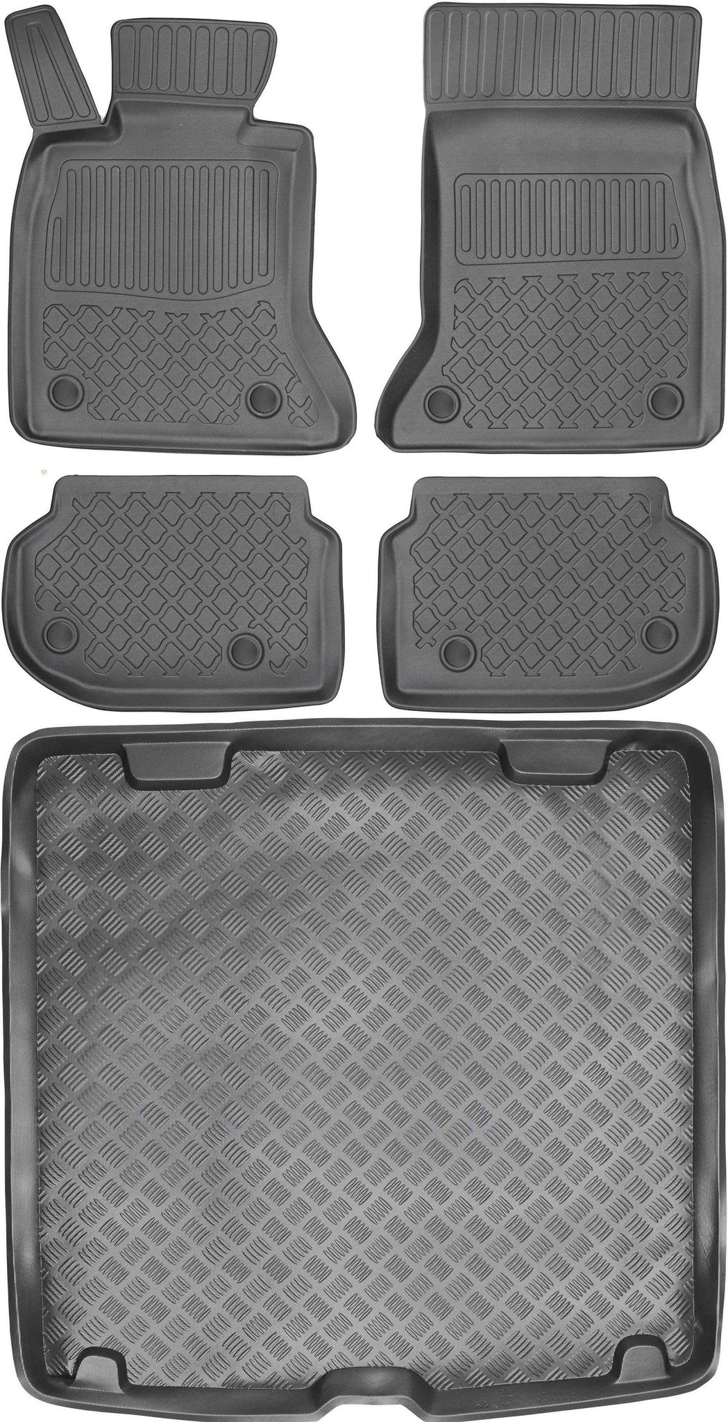 Bmw 5er F11 Touring (2010–2013) – Set: Automatten + Kofferraummatte