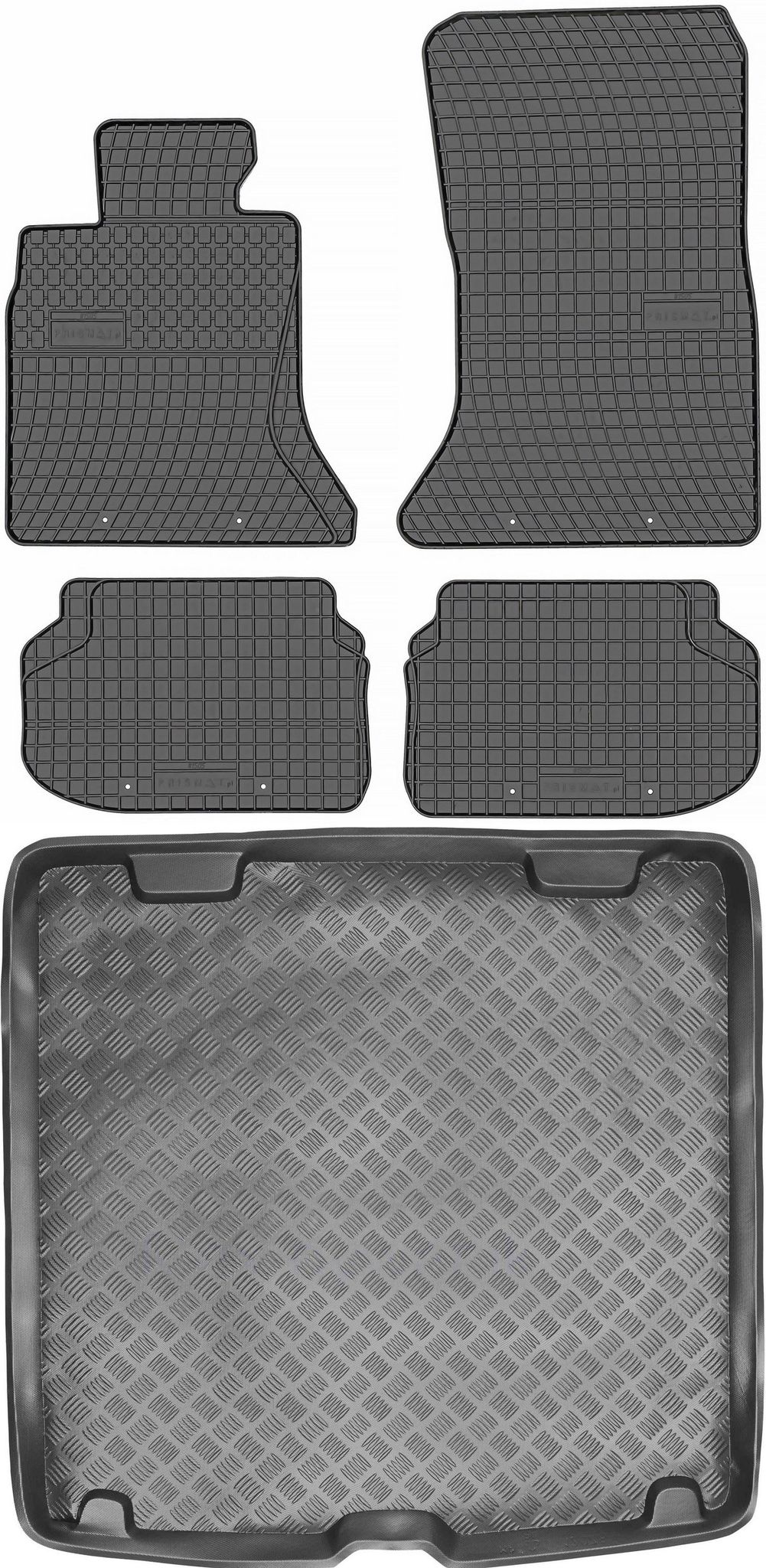 Bmw 5er F11 Touring (2010–2013) – Set: Gummifußmatten + Kofferraummatte
