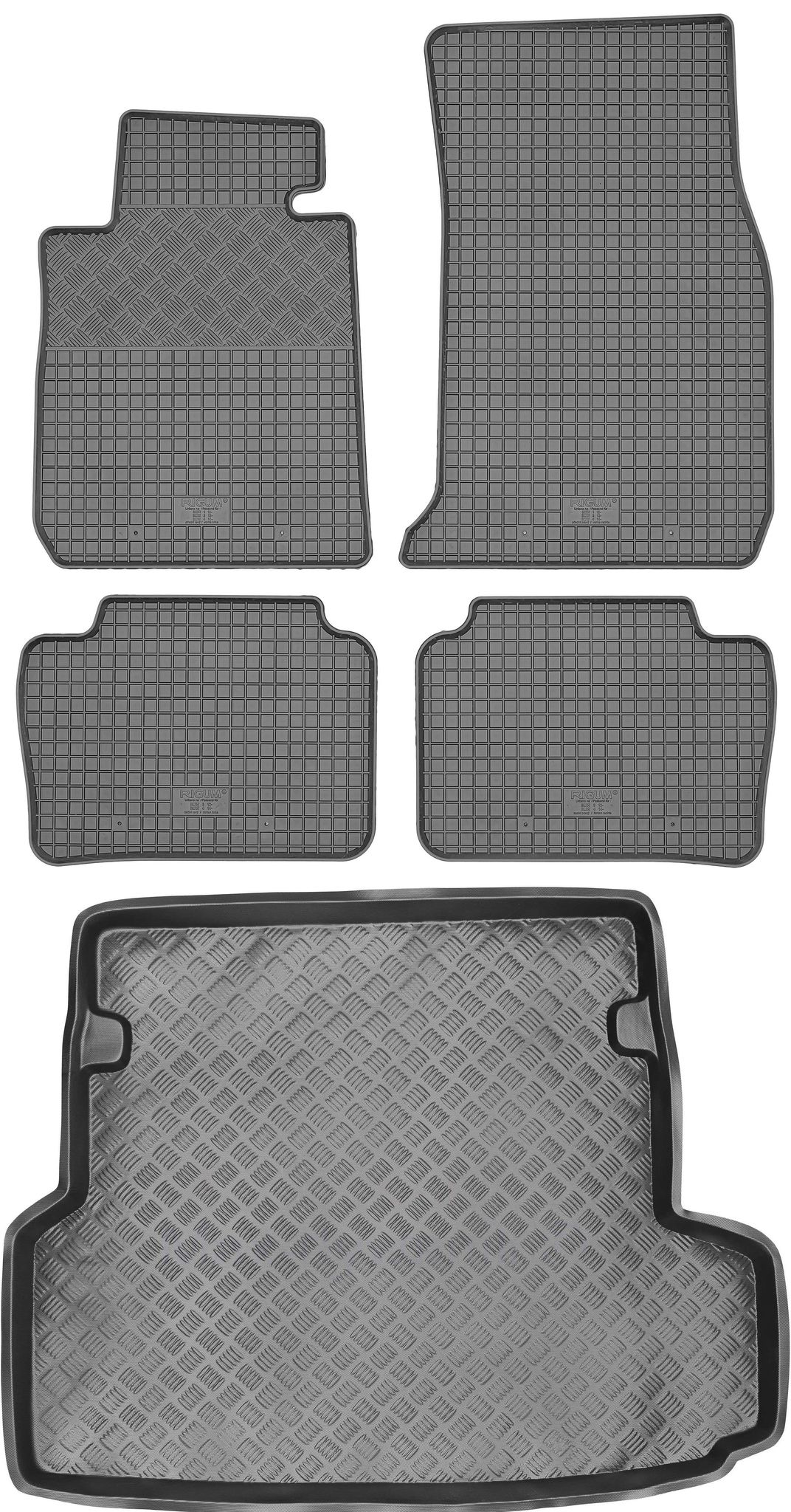 Bmw 3er F31 Touring/kombi (2012–2018) – Set: Gummifußmatten + Kofferraummatte