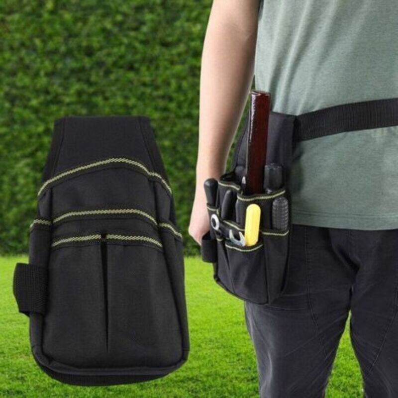 Mehrtaschen-gartengürtel Aus Strapazierfähigem Polyester – Verstellbar Und Ideal Für Gartengeräte Und Terrasse – Ulisem
