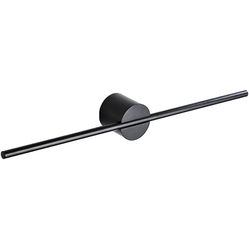 Ulisem Handtuchhalter Aus Gebürstetem, Schwarzem Aluminium Zur Wandmontage, 40 Cm Verstellbar, Elegantes Design, Robust