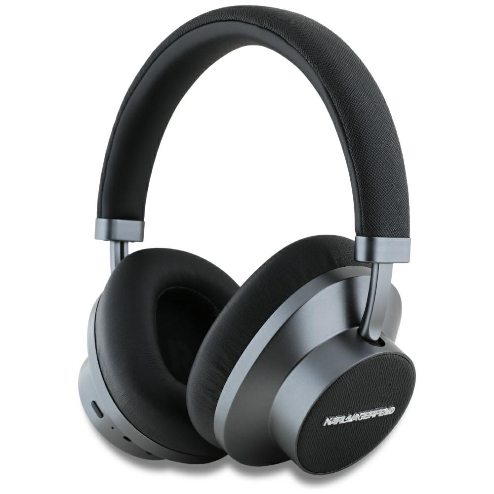 Karl Lagerfeld Saffiano Elongated Bluetooth Anc Over-ear-kopfhörer Schwarz