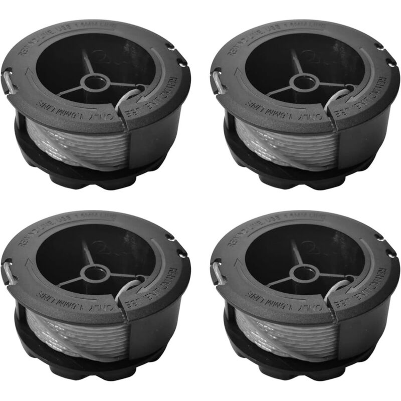 Ersatzspule Für Freischneider - 4 Stück, Fadendurchmesser 1,6 Mm, Länge 6 M, Kompatibel Mit Bosch Universal Grasscut 18/18-26/18-260