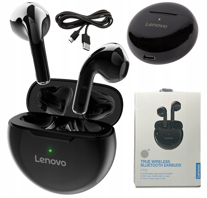 Lenovo Ht38 Kabellose, Wasserdichte Gaming-kopfhörer + Powerbank