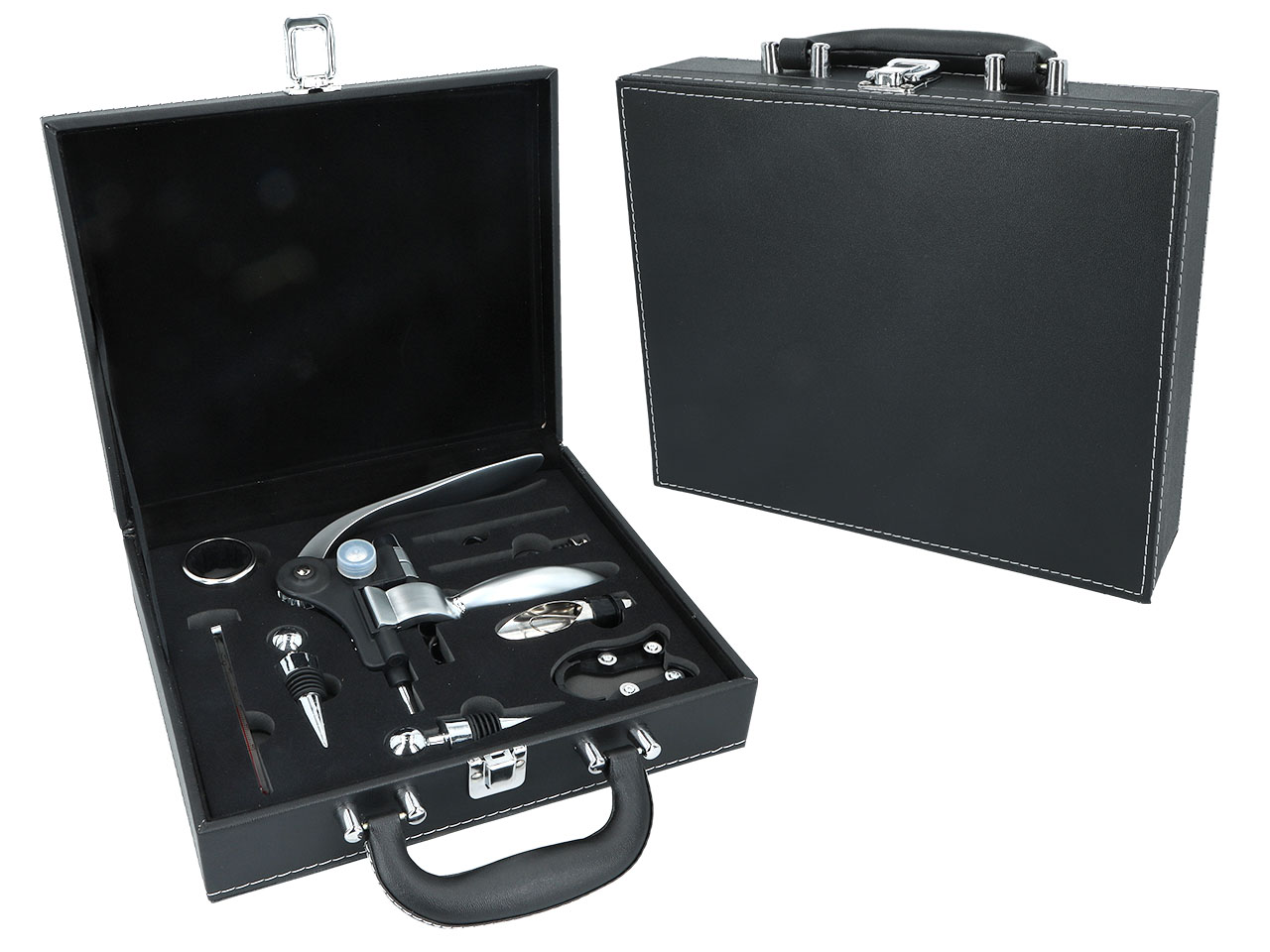 Weinaccessoires-set Im Koffer (7-teilig)