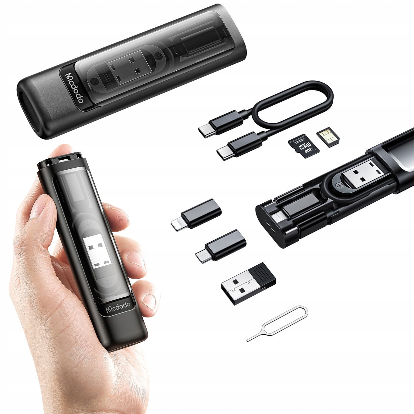 Mcdodo Reise-usb-adapterkabel-set Für Handy Und Computer Mit 9-in-1-etui