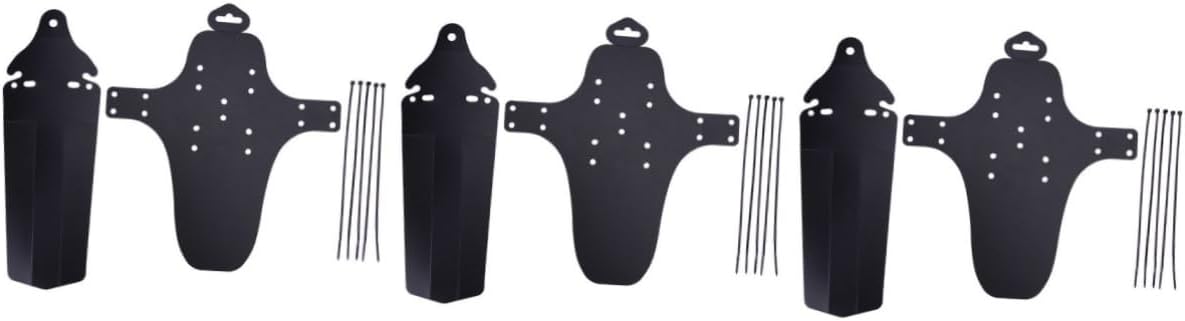 Vorder- Und Hinterradschutzbleche, Mountainbike-schutzbleche, Schmutzfänger, Universal-mountainbike-schutzbleche, Hinterradschutzbleche Für Fahrräder, Schwarzer Kunststoff
