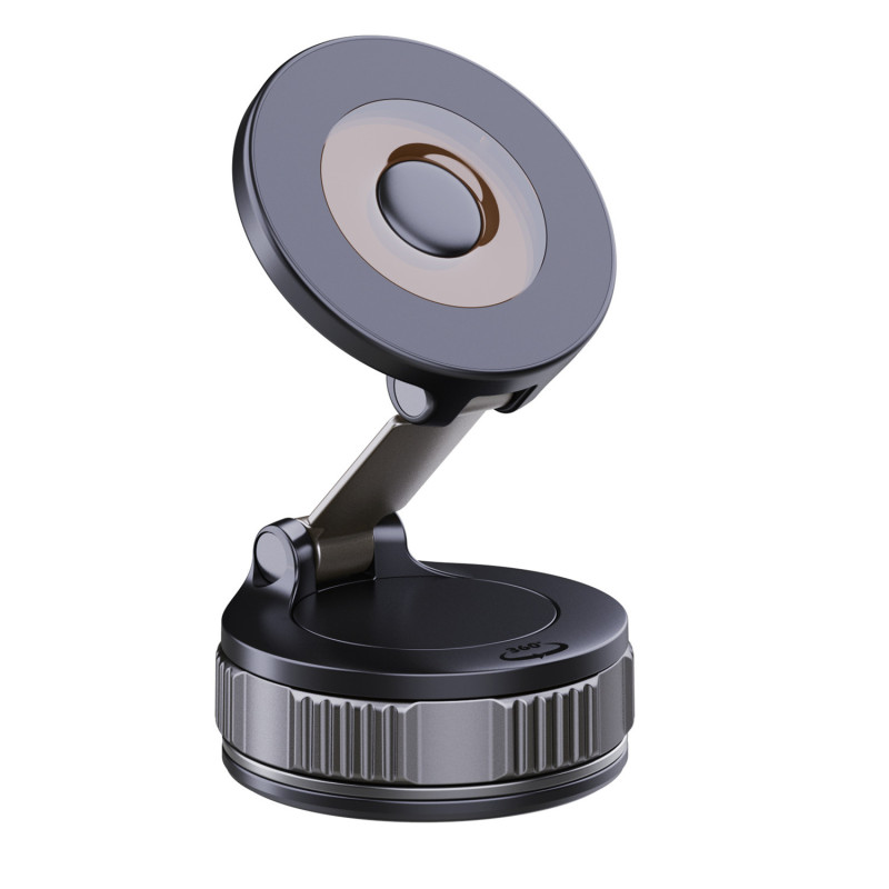 Magnetische Autohalterung Mit Starkem Saugnapf, N52-magnet, 360° Drehbar, Vibrationsdämpfend, Kompatibel Mit Magsafe, Iphone, Android Und Verschiedenen Oberflächen.