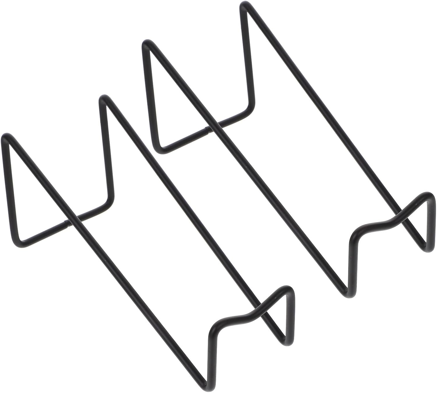 2-teiliges Einzigartiges Weinflaschenregal, Freistehender Weinhalter, Weinpräsentationsständer Aus Metall, Rotwein-organizer Für Alkoholische Getränke (schwarz)