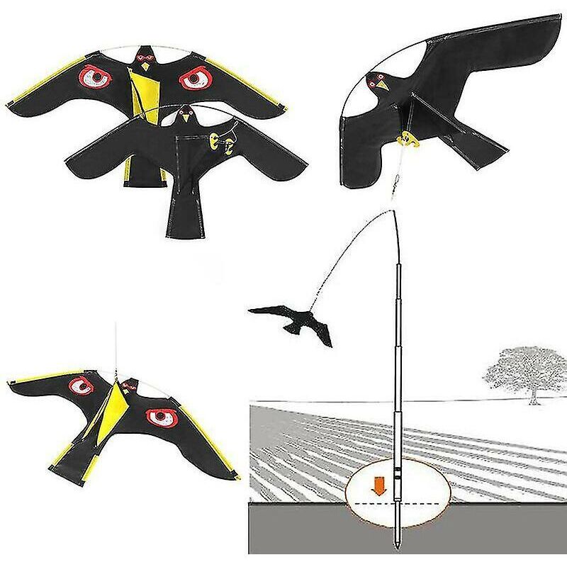 Dekorativer Fliegender Sperber Für Den Garten – Natürlicher Vogelschutz, Langlebig Und Attraktiv Für Hof Oder Bauernhof – Ulisem