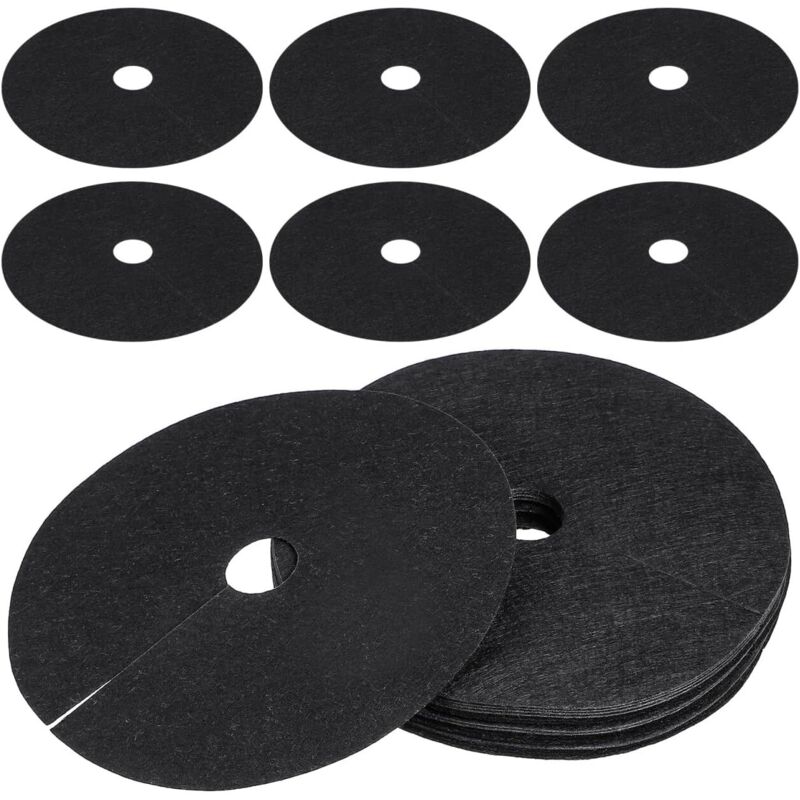 Vlies-mulchringe Für Bäume – 20er-packung, Unkrautschutzringe, 60 Cm Durchmesser, 120 G/m² Stärke – Ulisem