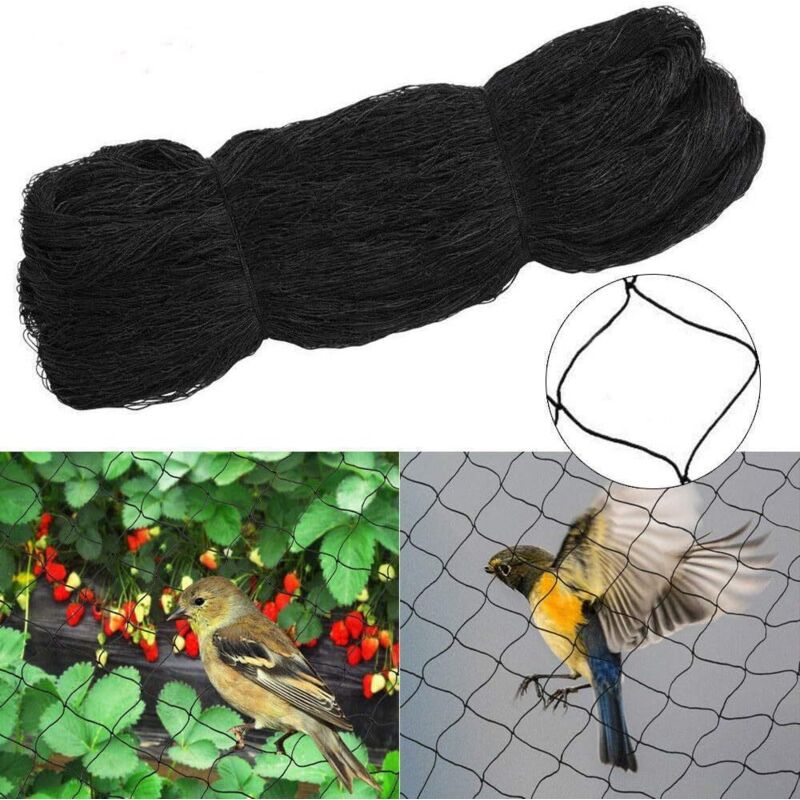 Vogelschutznetz Für Gärten Und Teiche, 15 M X 30 M, Feinmaschig, Uv-beständig, Aus Hdpe-ulisem