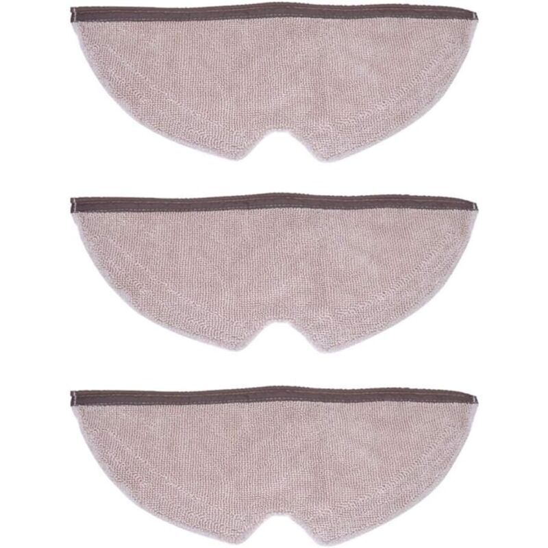 Premium-mikrofaser-ersatzwischpads – 3-teiliges Set, Kompatibel Mit Roborock S50, Xiaomi Mi Robot 2 Und Xiaowa